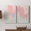 «Blush Abstract I», toile tendue avec châssis de qualité supérieure, prête à être accrochée