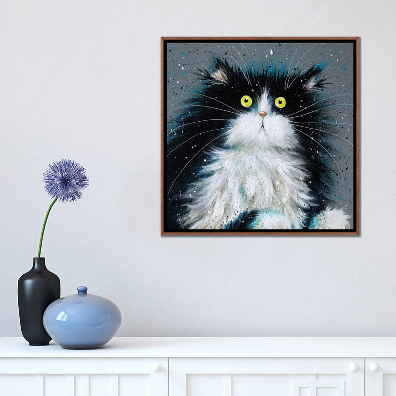 Juniper par Kim Haskins-reproduction d’art, Pas de tapis, H 18 po x l 18 po x 1,5 po, Classic Wood Framed