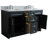 Thaxten 61'' Double Bathroom Vanity with Top-952403416