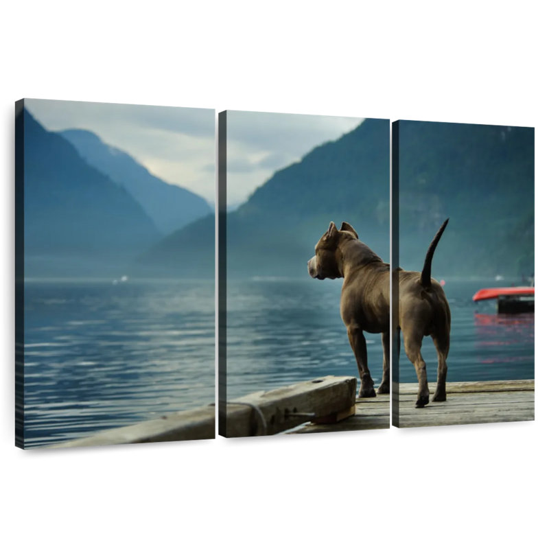Brampt Pierside Pit Bull, 42" H x 65" W