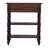 Solid Wood Turned Occasional Table, 1-Drawer, Brown, Table