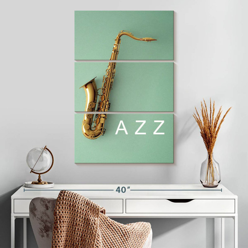 Abarca Jazz Saxophone, H 32 po x l 20 po