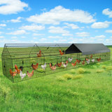 Norberto 252" x 42" x 44" Large Chicken Coop Pet Playpen Exercise Pen Rabbit Duck Chicken Run