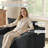 43-inch Compression Accent Chair in a Box – Upholstered Single Sofa with Pillow, Large Bean Bag-25027735
