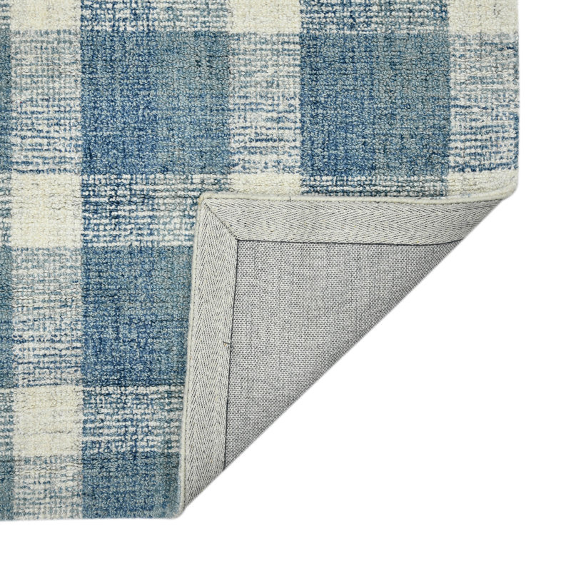 Maney Hand Tufted Wool Indoor Rug, Rectangle 9' x 13'