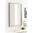 Sherita Metallic Rectangle Bathroom Wall Mirror-755098453-755098454