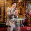 Acrylic Podium Stand Clear Modern Lectern Church Pulpit for Events