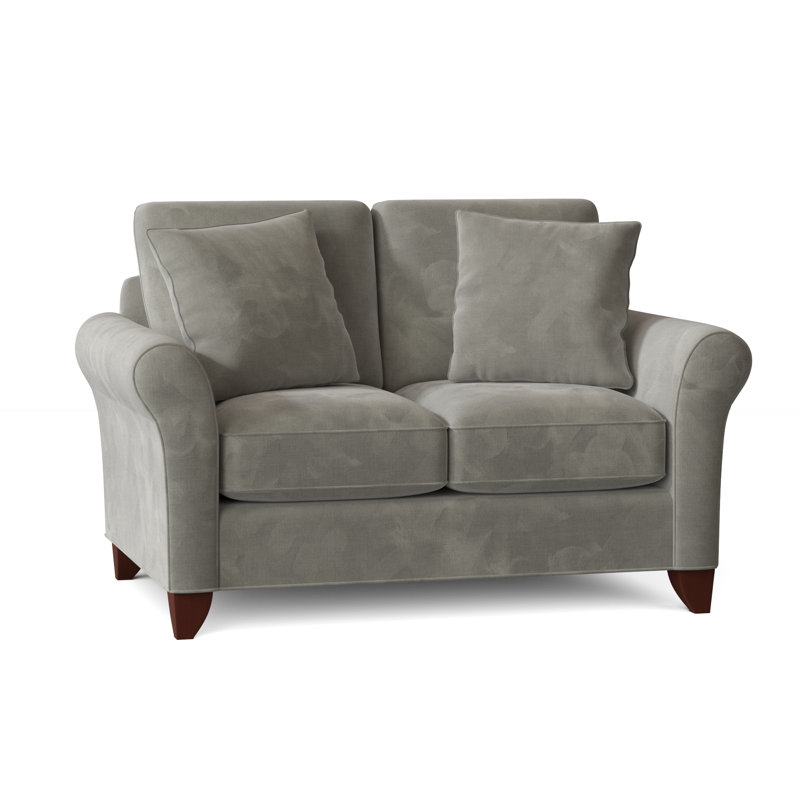 Almada Loveseat, Peyton 31 White Performance Twill, Manhattan, No
