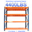 Tablettes de garage réglables - 4400 lb, robustes, pour atelier, gymnase, bureau personnel, tablettes de rangement, garage, entrepôt, magasin commercial
