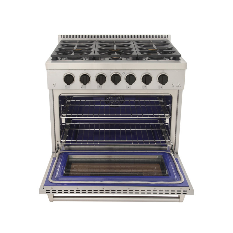 Kucht 36'' W Free Standing Range, Liquid Propane