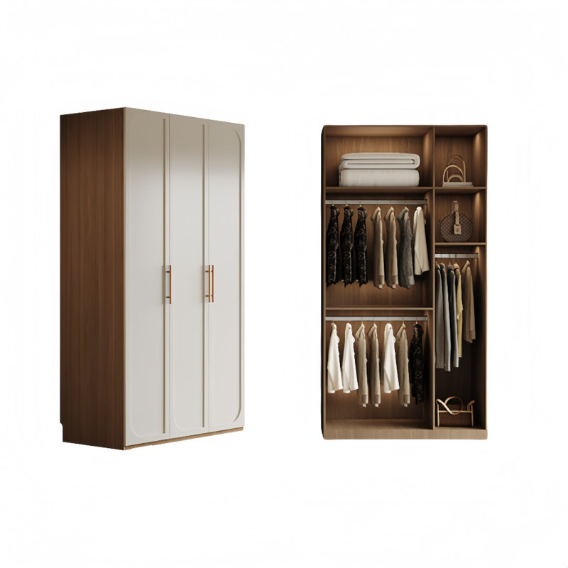 Garde-robe simple de couleur unie