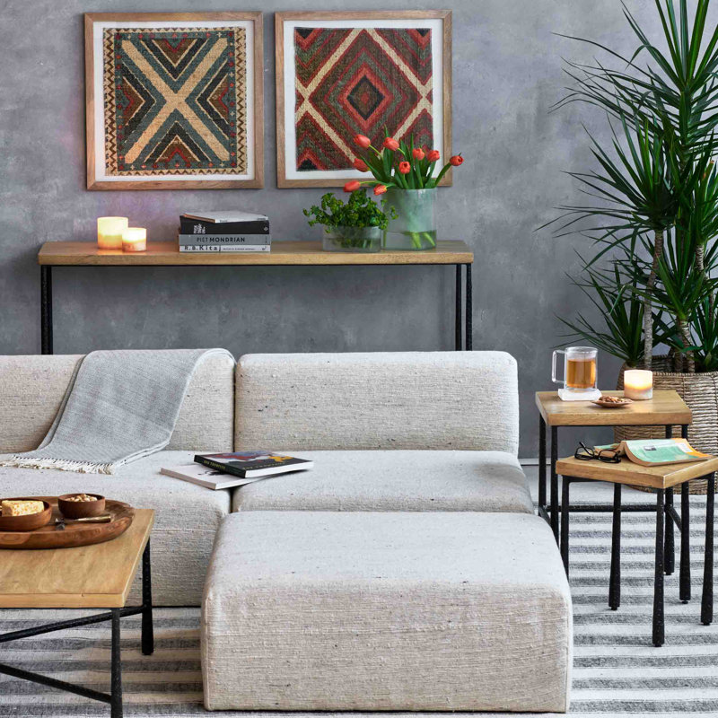 Miloh Solid Wood Top Nesting Tables