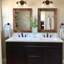 Fontanez Farmhouse Wood Bathroom Wall Mirror-895077581