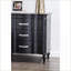 Table de chevet 3 tiroirs Glam