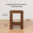Carlton Solid Wood 2 Tier End Table-684692240