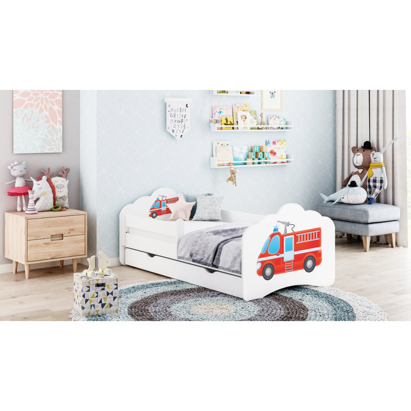 Midhurst European Toddler 80 × 160cm Bed Frame with Drawers