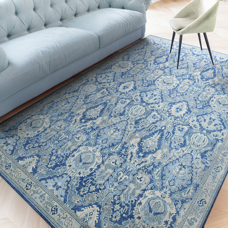 Ikat Area Rug, Rectangle 8' x 10'