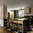 Julyn Farmhouse Pendant Light, 17" Dome Black Large Industrial Hanging Light for Kitchen Island,Coffee-8680289