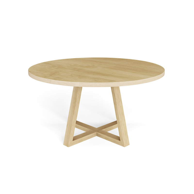 Table de salle à manger Ledford, Naturel, H 29 po x L 54 po x l 54 po