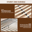 Structure de lit plateforme en bois avec rangement relevable, double, brun rustique-1295656429-1295656428
