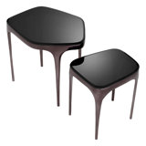 Deacon Glass Nesting End Table