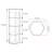 Modern simple semi-circle acrylic accent cabinet-107283933-107283932