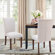 Modern Nailhead Trim Kitchen Room Wood Dining Chairs Side Chair