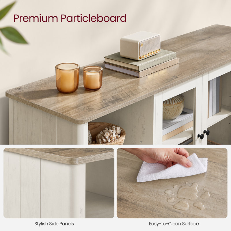 Arainn TV Stand for TVs up to 65" with Open Shelves