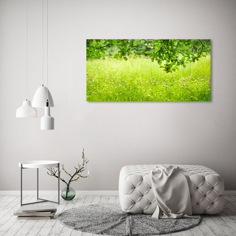 Green Meadow - Wrapped Canvas Print