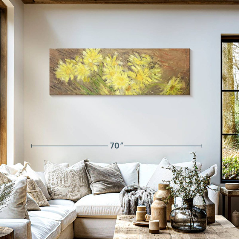 Dais jaune, H 18 po x l 54 po