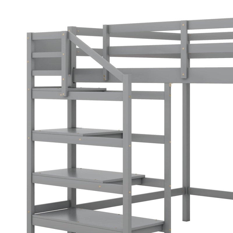 Lit pour enfant Jaire, gris