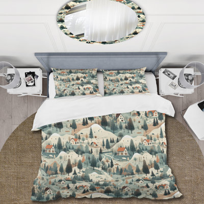 Ensemble de housse de couette Mountain Cabin