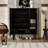 17 Pair Solid Wood Shoe Storage Cabinet