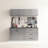 Metal Wall Storage - Series 32 In. W X 16 H D Cabinet, Metallic Gray, , Heat & Water Resistance, Thick Edge Banding And , Double Thickness