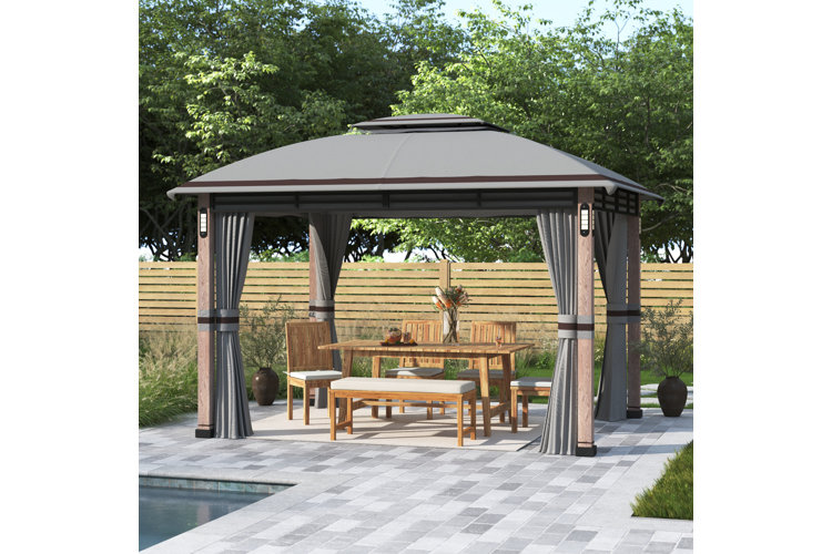 Beachcrest Home™ Beretta 11 ft. W x 13 ft. D Gazebo
