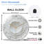 Horloge murale moderne 12 po