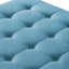 Carré bleu avec capitonnage robuste