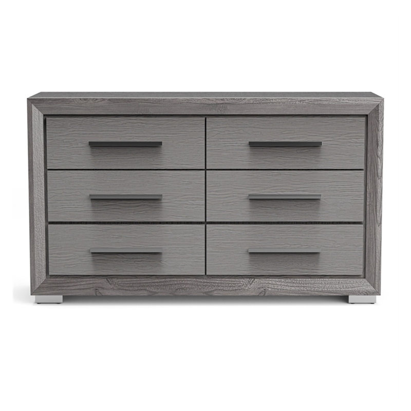 Reno Solid Wood 58'' W 6 - Drawer Dresser