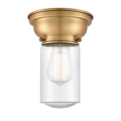 Heffron Glass Flush Mount