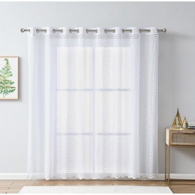 Semi Sheer Liner Single Panel