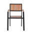 Ensemble de salle à manger flexible pour l'extérieur avec six chaises et une table extensible de 62,9 à 82,6 pouces pour des arrangements personnalisés-77711203