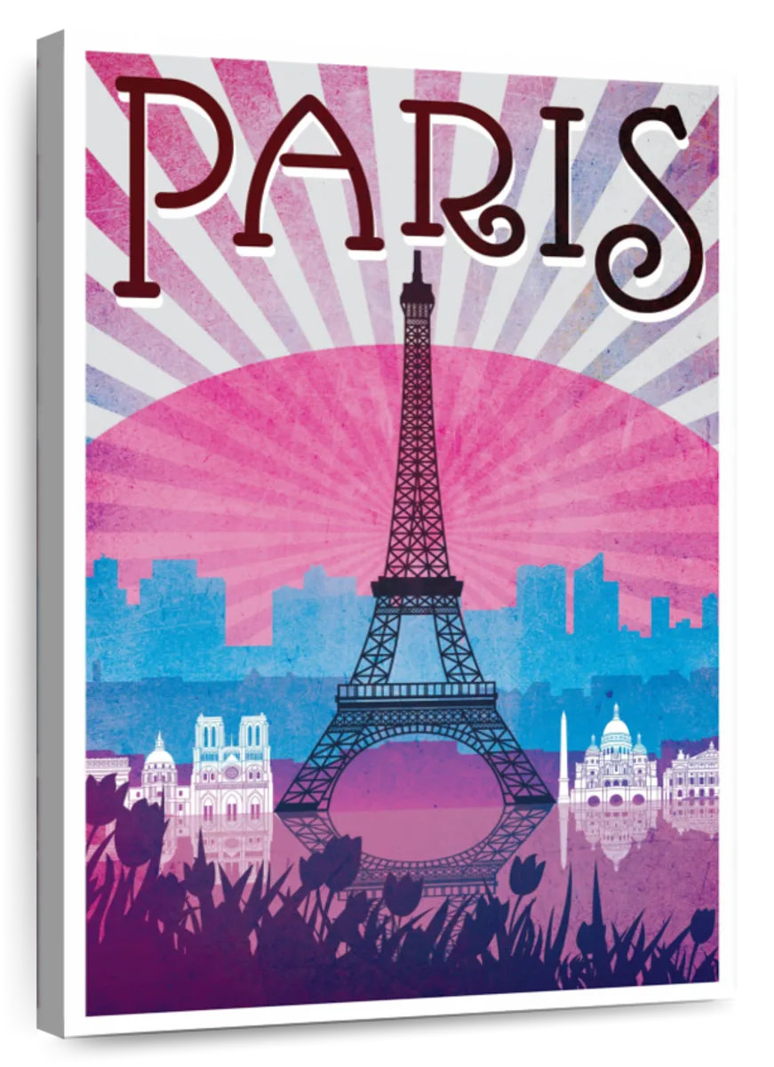 Trinx Paris Eiffel Tourism Vintage Poster - Wayfair Canada