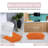 Delean 100% Cotton Bath Rug, Non-Slip, Quick Dry, Machine Washable, Absorbent - 4 Piece Set-2144313050