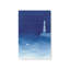 Reproduction d'art sur toile, "Phare le bateau en papier bleu" par Vapinx-1760704394