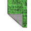 Tapis vert / noir en chenille / polyester tissé à la machine Emitt-1390834739