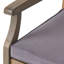 Chaise de salle à manger, 2 pièces, avec 2 coussins, gris-1630869522