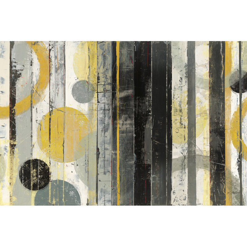 Yellow Zephyr Crop - Print, No, 8" H x 12" W x 1.25" D, Wrapped Canvas