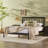 Luka Transitional Solid Wood Platform Bed-1255222098-1254687534