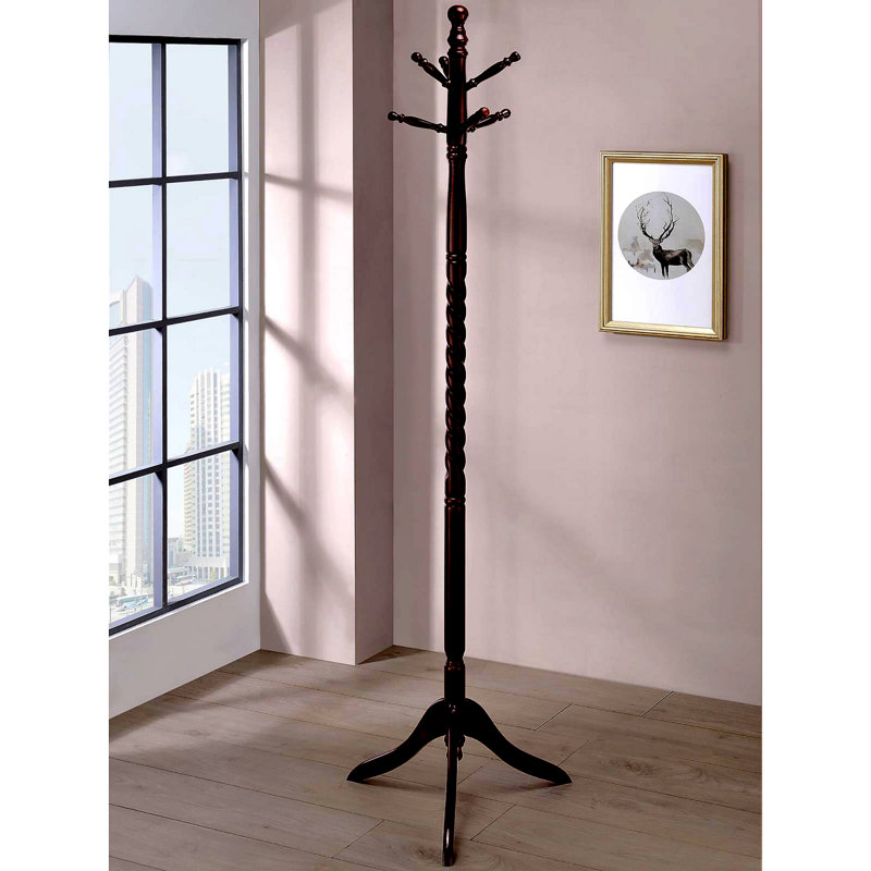 Fyza Solid Wood Freestanding Coat Rack