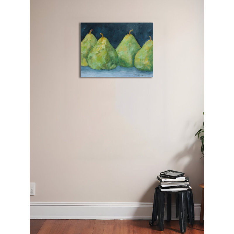 «Pears» par Brendan Loughlin, reproduction d'art sur toile tendue, H 24 po x l 32 po x P 1,5 po